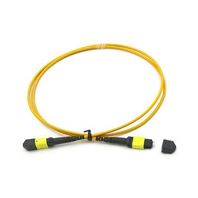 MPO Trunk Cable Female to Female Single Mode (OS2) with 12/24/48/72 Fibers and 0.35dB Max Low Loss