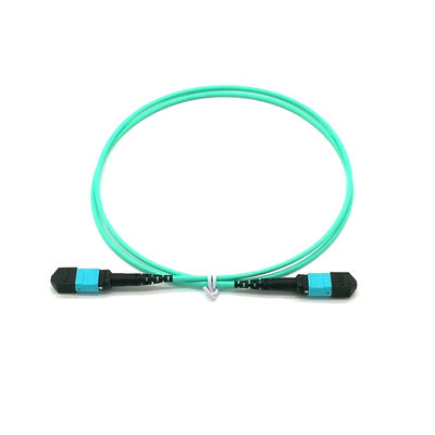 24 Fibers MPO Jumper with 0.35dB Max Insertion Loss and 150m at 850nm Reach for High-Speed Data Transmission