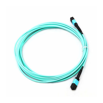 24 Fibers MPO Jumper with 0.35dB Max Insertion Loss and 150m at 850nm Reach for High-Speed Data Transmission
